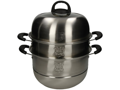 CHARMS Dampftopf 3 Etagen Edelstahl Ø 26 cm