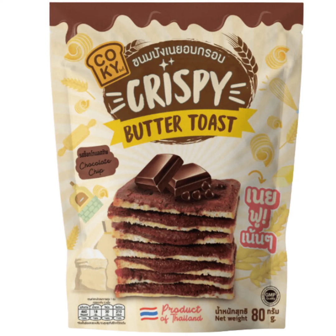 COKY Crispy Butter Toast Schoko 80g