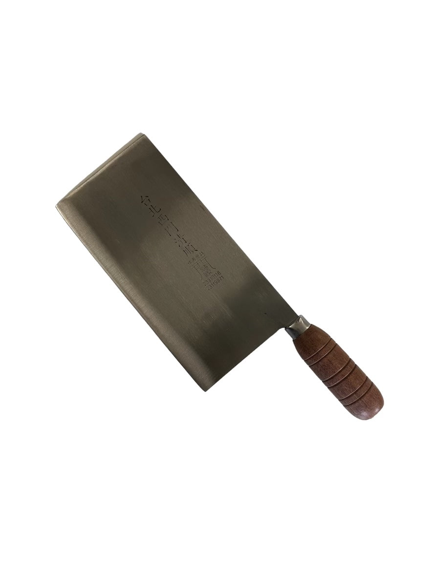 Chinese kitchen knife with wooden handle