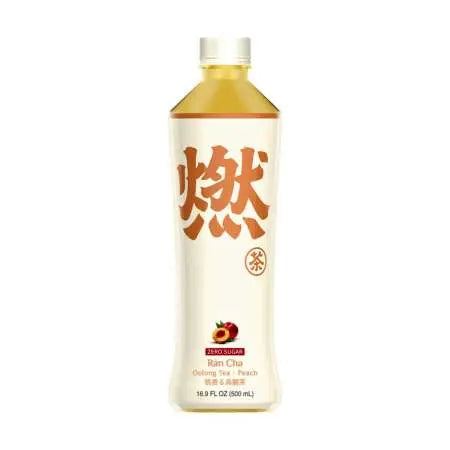 GENKI FOREST Peach Oolong Tea (sugar-free) 500ml (DISPOSABLE)