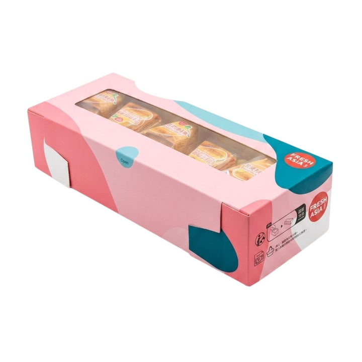 (KW) FRESHASIA Veganer Mango Mille-Crêpe-Kuchen 475g (95g x 5 Stück)