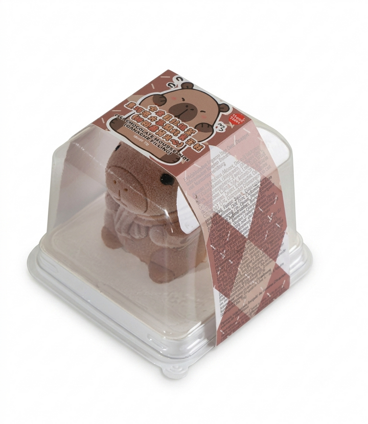 (KW) FRESHASIA Veganes Schoko-Mousse mit Fruchtfüllung 450g (75g x 6 Stück)