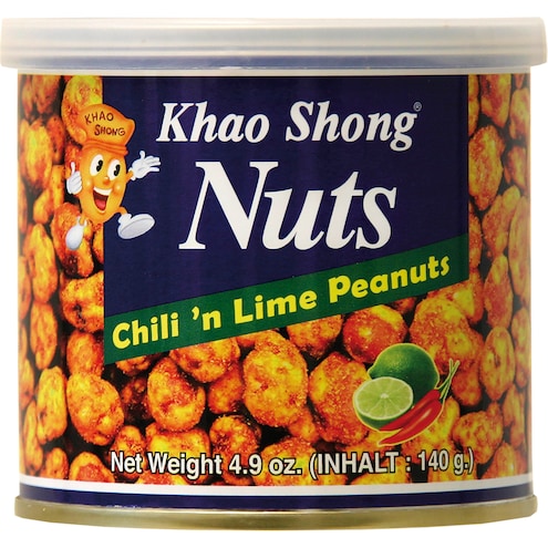 KHAO SHONG Chili 'N Lime Peanuts 140g