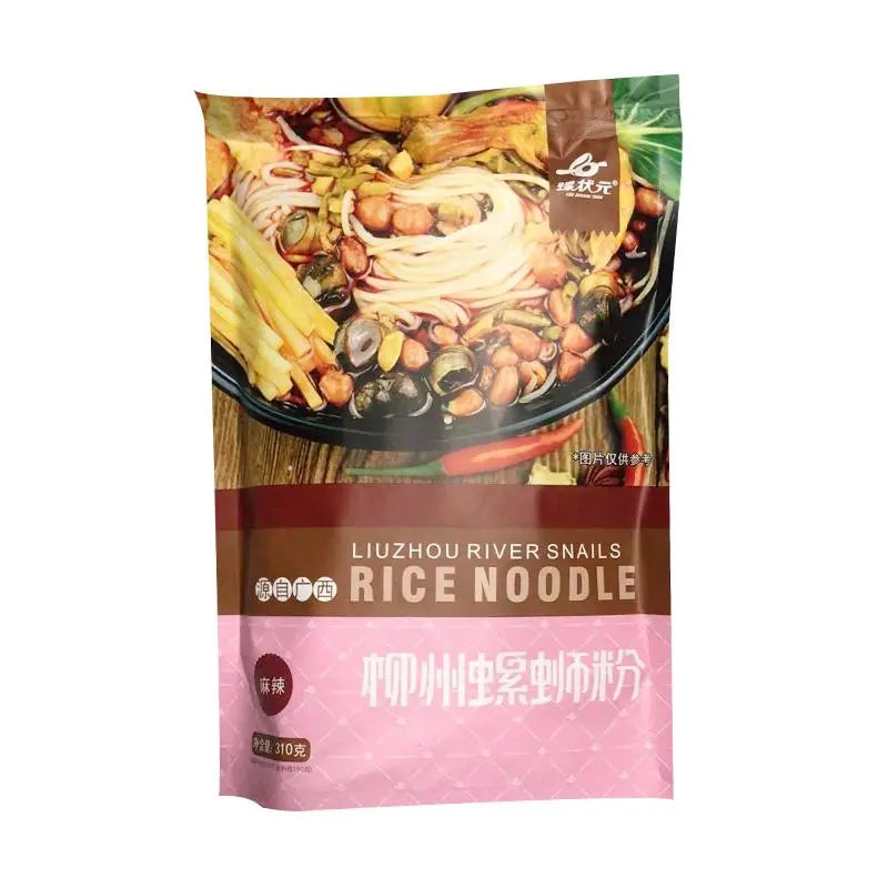 LUO ZHUANG YUAN Reisnudeln in Schneckensuppe scharf (Szechuanpfffer) (pink) 310g Luo Zhuang Yuan