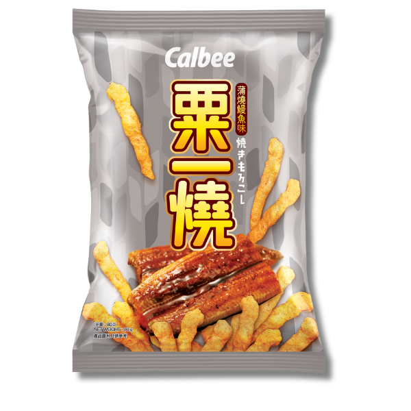 CALBEE Grill-A-Corn Maissticks Aal-Kabayaki-Geschmack 80g