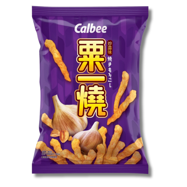 CALBEE Grill-A-Corn Maissticks Knoblauch-Geschmack 80g