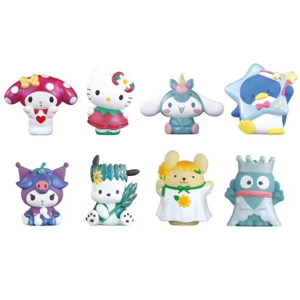 BANDAI Sanrio Characters Friends 3 Kaugummi mit Sodageschmack 1,5 g