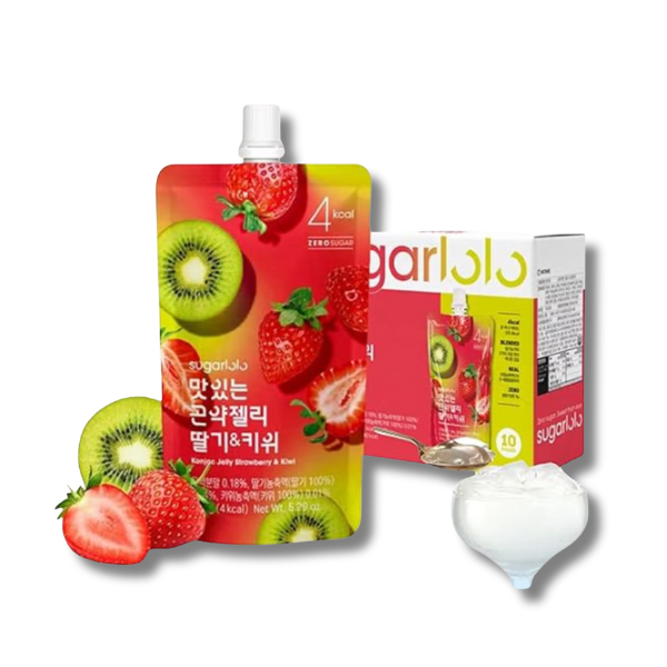 SUGARLOLO Konjac Jelly Kiwi Erdbeere 150g