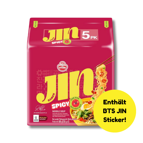 OTTOGI Jin Ramen Multi Spicy 600g (5x120g)