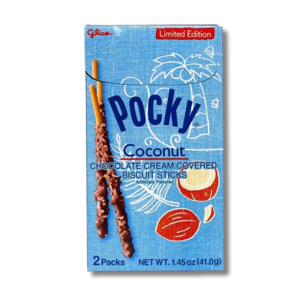 GLICO Pocky Biscuit Sticks Schokolade Kokosnuss 44,2g