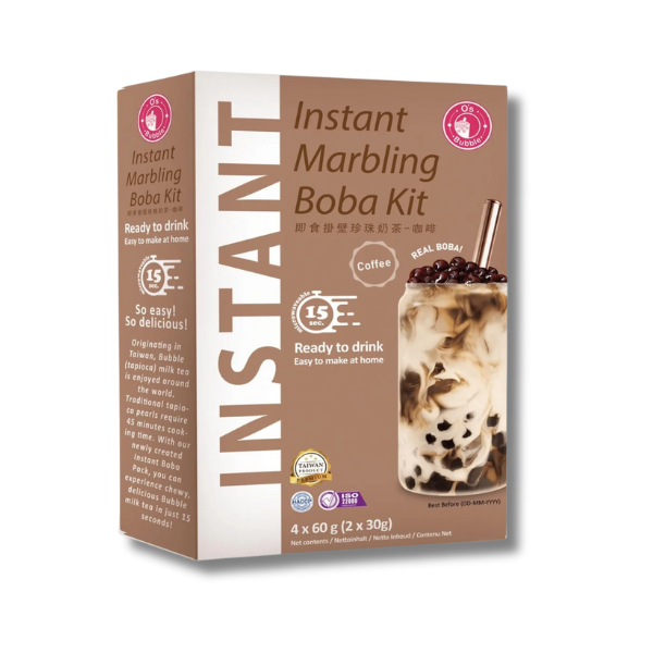 O'S BUBBLE Sweetened Coffee with Boba 240g