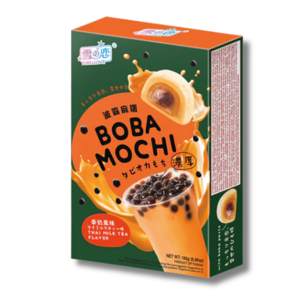 Y&L Boba‑Mochi Kleine Kuchen Thailändischer Milchteegeschmack 180 g