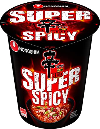 NONG SHIM Instant Cup Noodles Red Shin Ramyun (very spicy) 68g