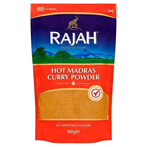 RAJAH Madras Currypulver (scharf) 100g Rajah