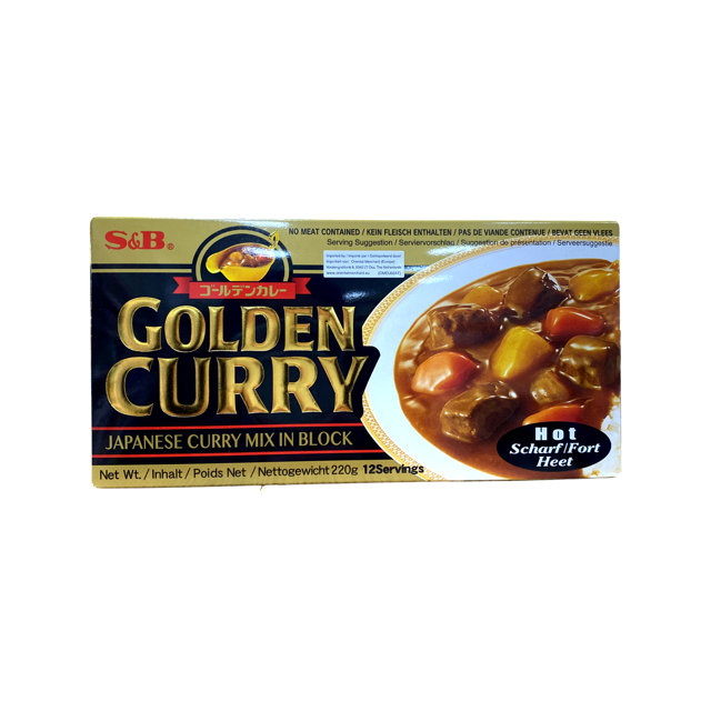 S&amp;B Golden Curry spicy 220g 