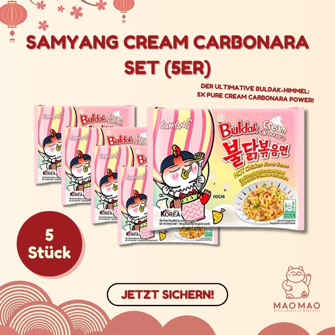 Samyang Cream Carbonara Set (5er)