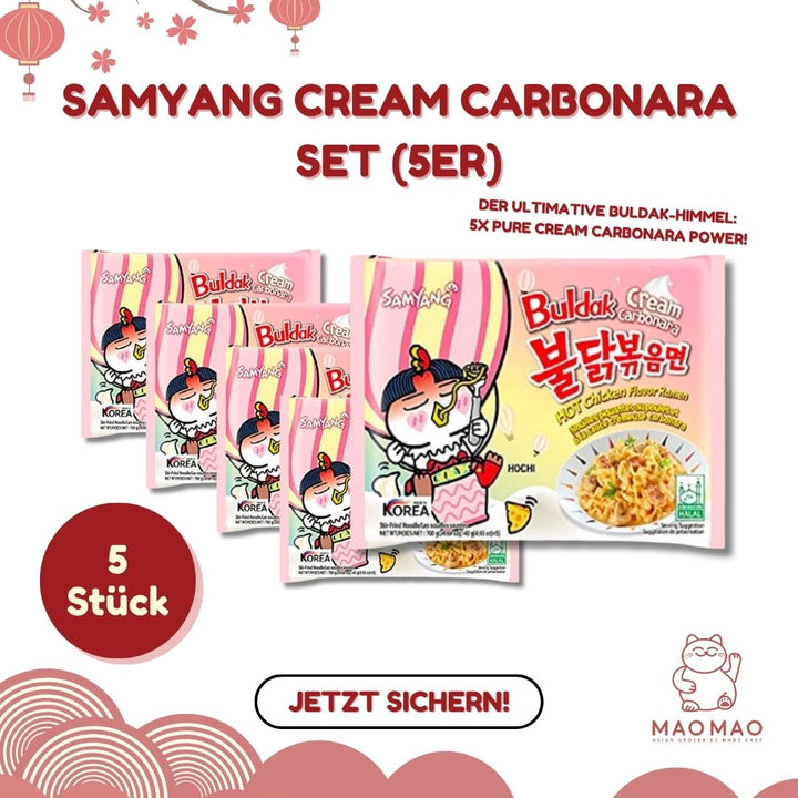 Samyang Cream Carbonara Set (5er)