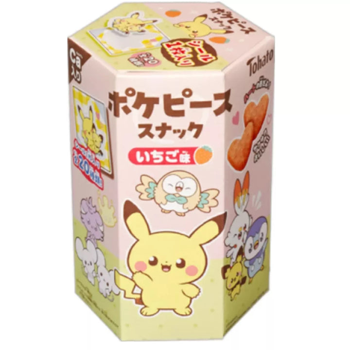TOHATO Pokemon Mais Snack Erdbeere 23g