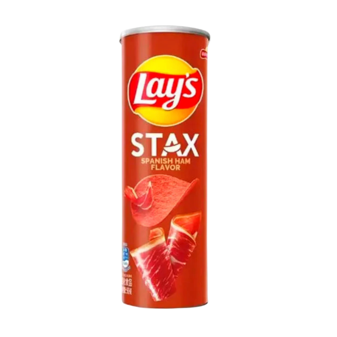 LAY'S Kartoffelchips Stax Spanischer Schinken 90g
