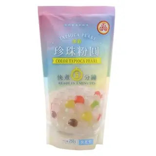 WUFUYUAN bunter Tapiokaperlen Mix 250g