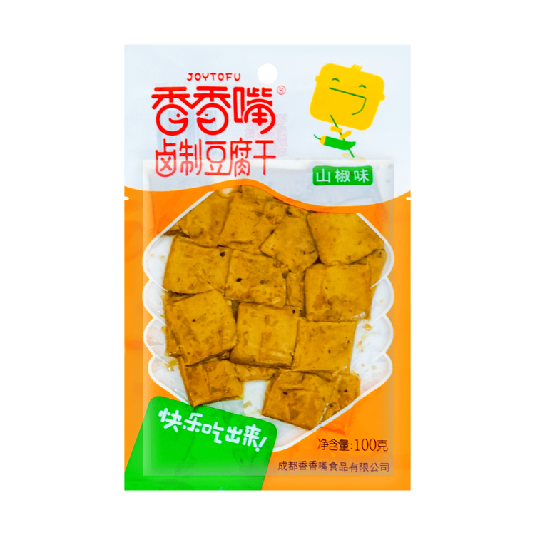 JOYTOFU XXZ dried tofu pepper (vegan) 100g