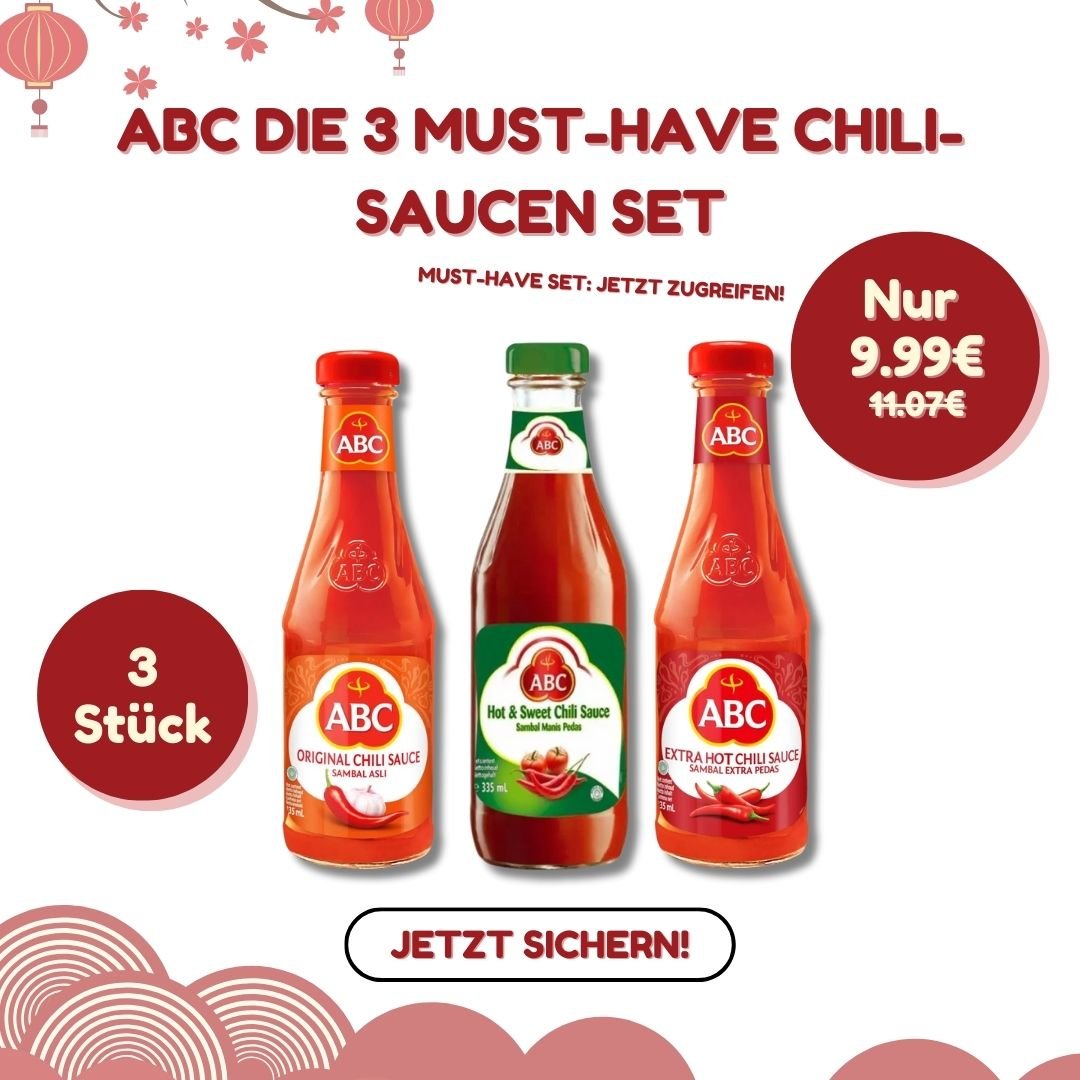 ABC Die 3 Must - Have Chili - Saucen Set - MAOMAO