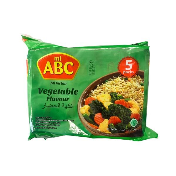 ABC Instant Nudeln Suppe Gemüsegeschmack 350g (5x70g) - MAOMAO