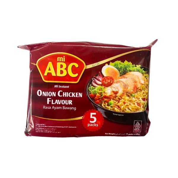 ABC Instant Noodles Soup Onion Chicken Flavor 325g (5x65g)