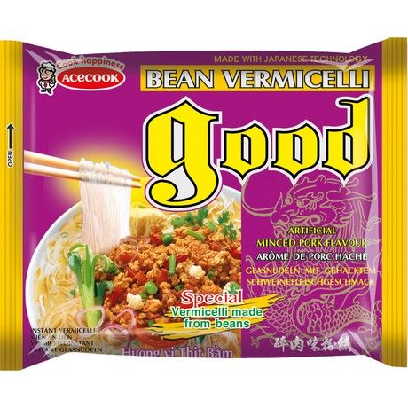 ACECOOK Instant Vermicelli Schweinefleischgeschmack 57g - MAOMAO