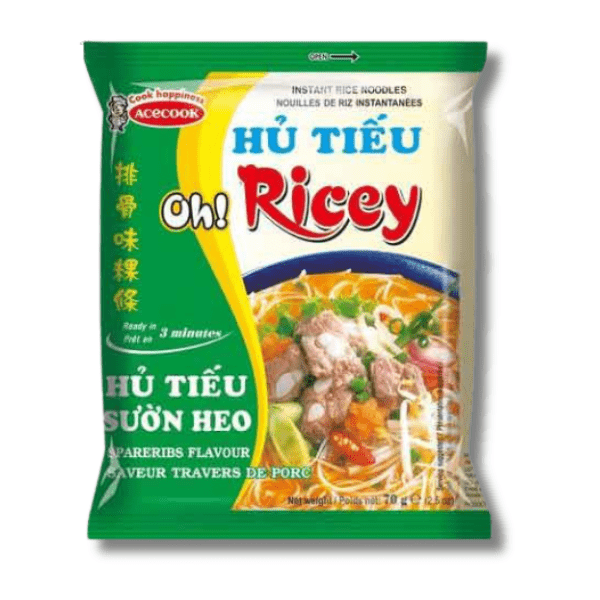 ACECOOK OH!RICEY Rice Noodles Spareribs 70g