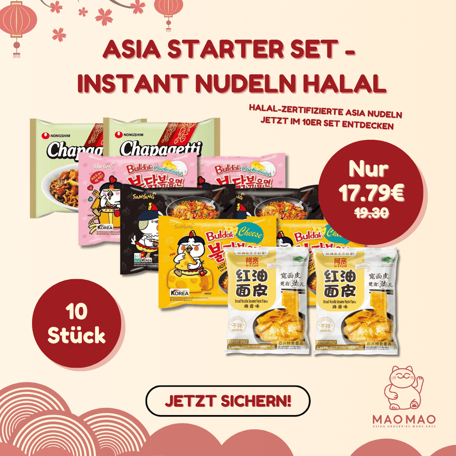Asia Starter Set - Instant Nudeln Halal - MAOMAO