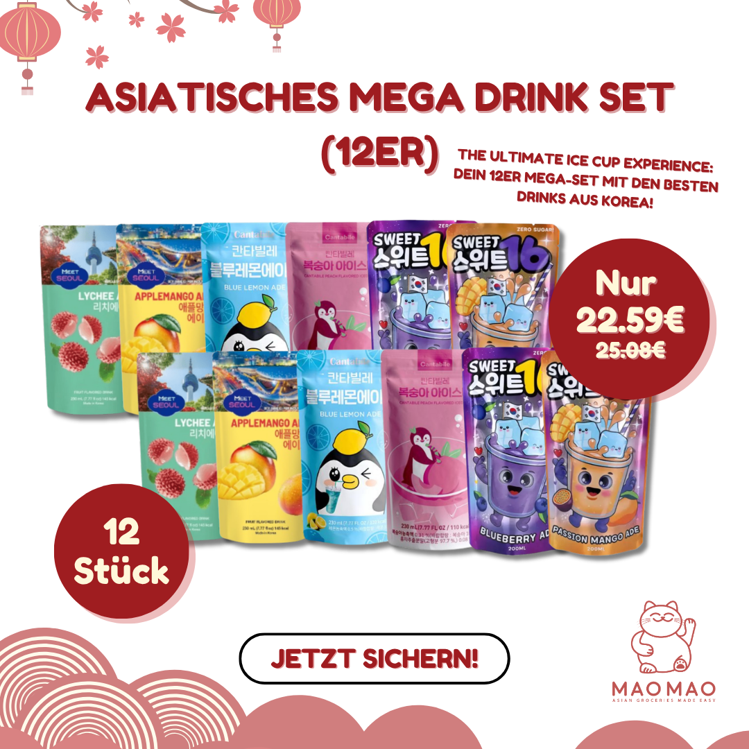 Asiatisches Mega Drink Set (12er) - MAOMAO
