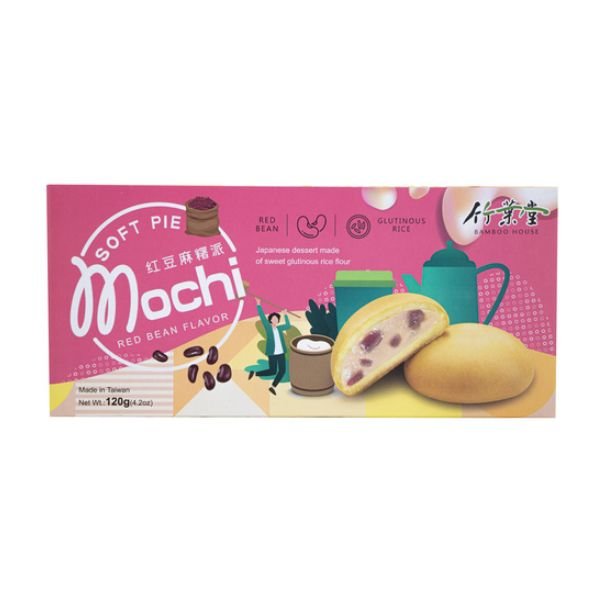 BAMBOO HOUSE Rote Bohnen Mochi Softpie 120g - MAOMAO