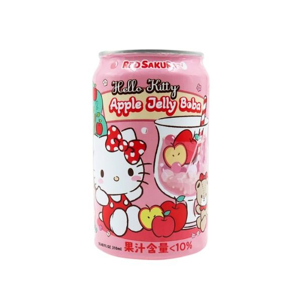 Hello Kitty 苹果味珍珠奶茶 310毫升 (一次性)