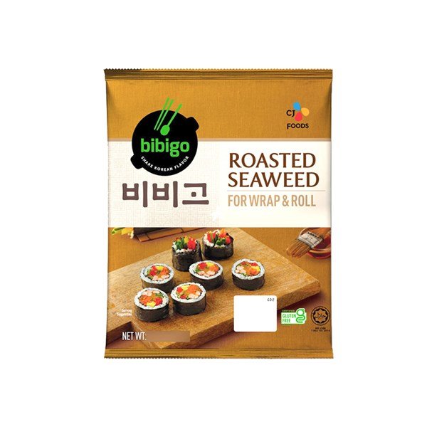 BIBIGO Geröstete Nori - Blätter für Kimbap (Halal) 22g - MAOMAO