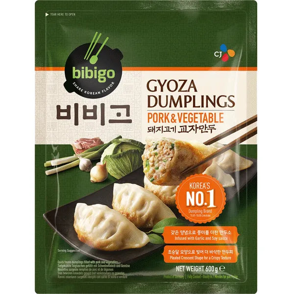 (KW) BIBIGO Gyoza pork and vegetables 600g