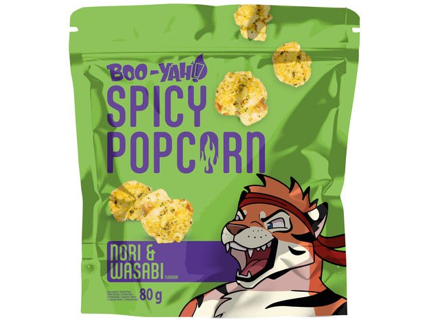 BOO - YAH Popcorn Nori Wasabi 80g - MAOMAO