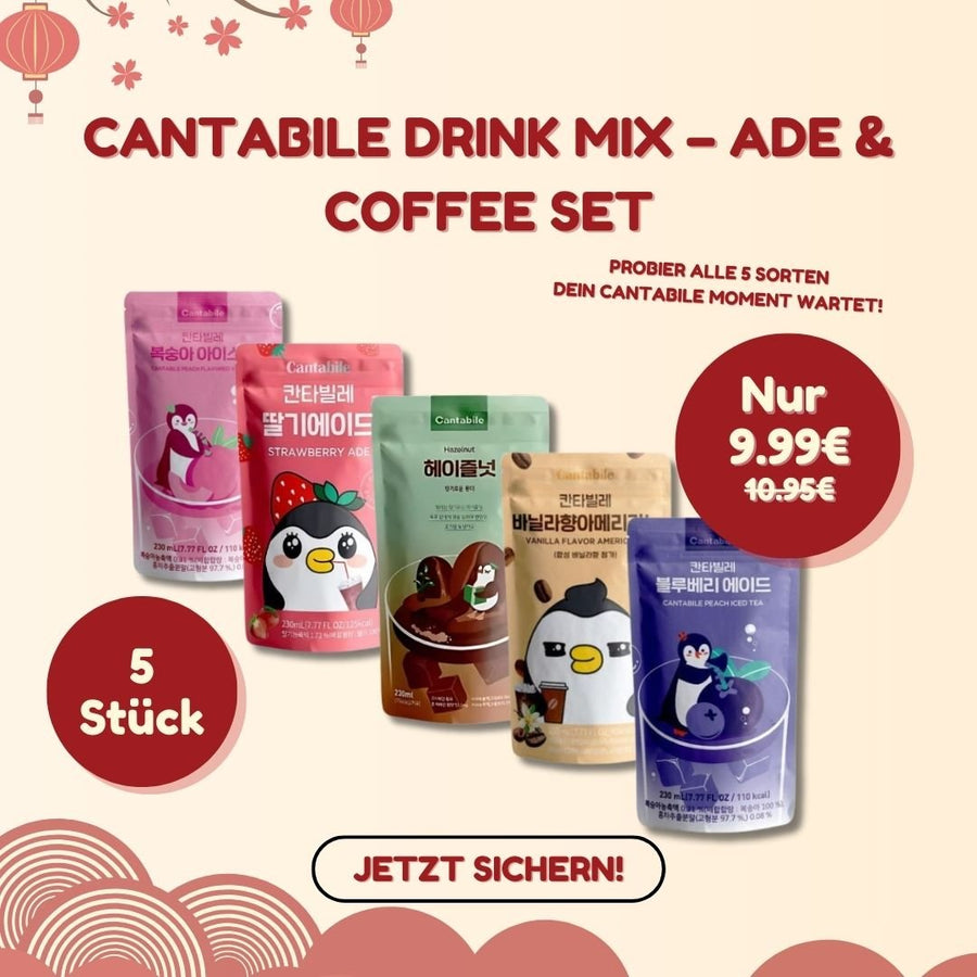 Cantabile Drink Mix – Ade & Coffee Set - MAOMAO