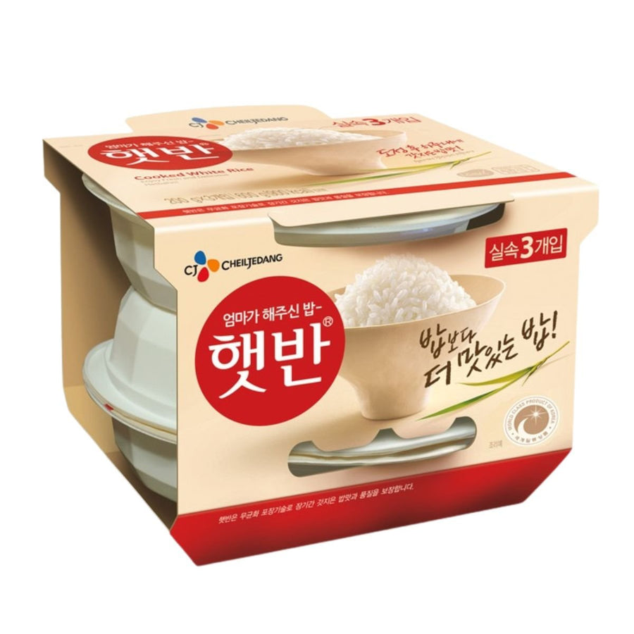 CJ HETBAN Weißer Mikrowellenreis 630g (210g x 3) - MAOMAO