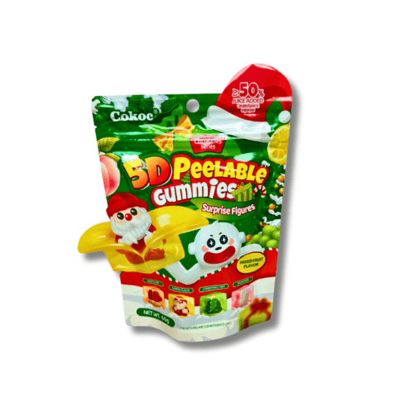 COKOC 5D Peeling Gummis Mischfrucht Weihnachts Edition 60 g - MAOMAO
