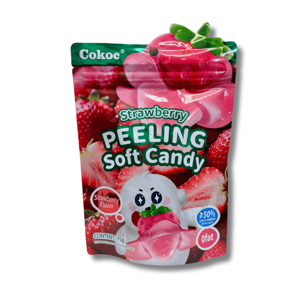 COKOC Strawberry Flavored Gummy Peels 75g