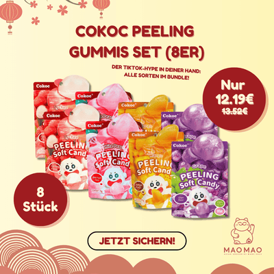 Cokoc Peeling Gummy Set (8 pieces)