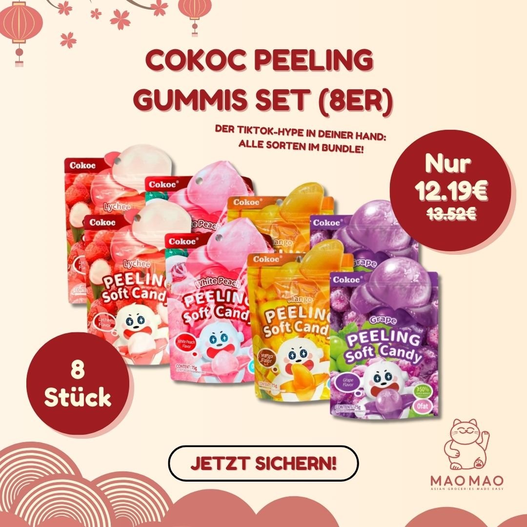 Cokoc Peeling Gummis Set (8er) - MAOMAO