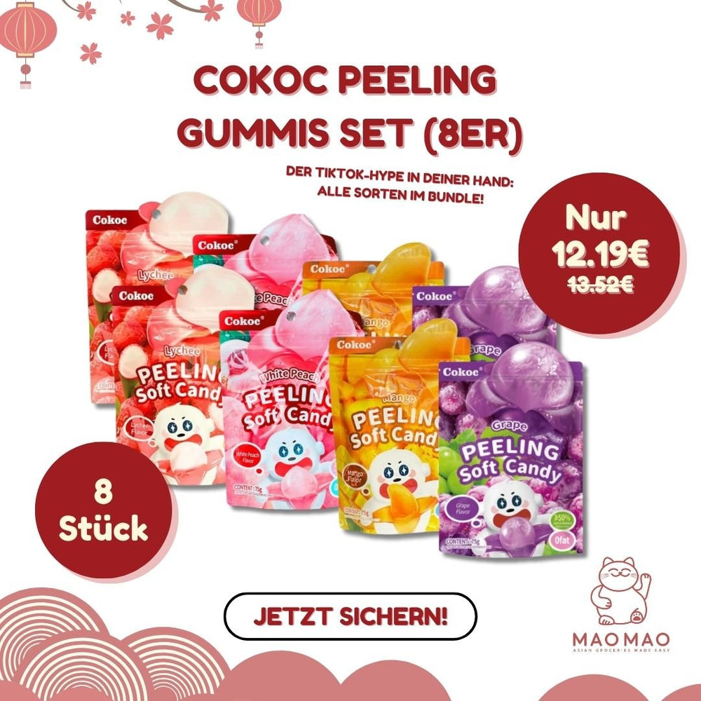 Cokoc Peeling Gummis Set (8er) - MAOMAO