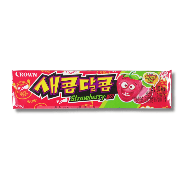 CROWN 酸甜草莓味牛轧糖 29克