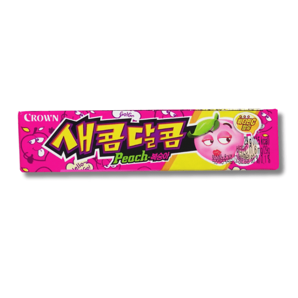 CROWN Saekom Dalkom Chewy Candy Peach 29g
