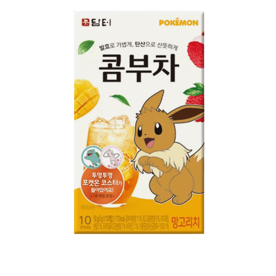 DAMTUH Pokémon Kombucha Mango Lychee 50g (10x5g) - MAOMAO