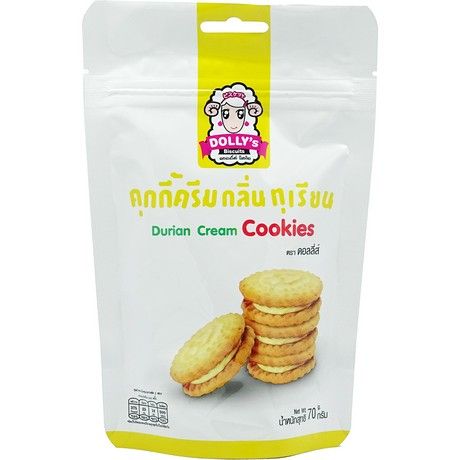 DOLLY'S Durian Cream Cookies 70g