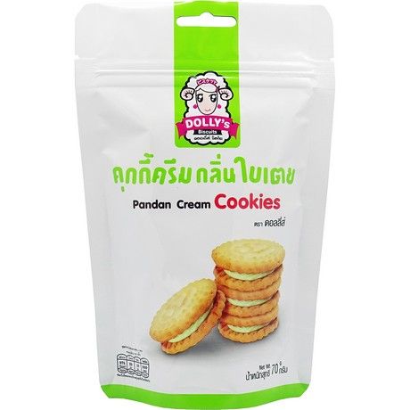 DOLLY'S Pandan Creme Kekse 70g - MAOMAO