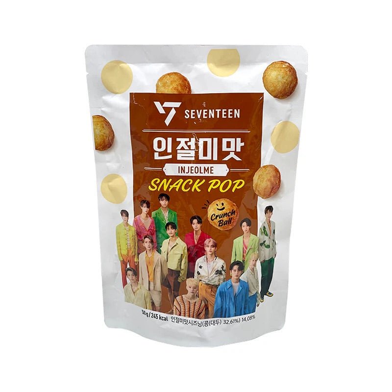 EATS ON SEVENTEEN Snack Pop Injeolmi (koreanischer Reiskuchen) 50g - MAOMAO